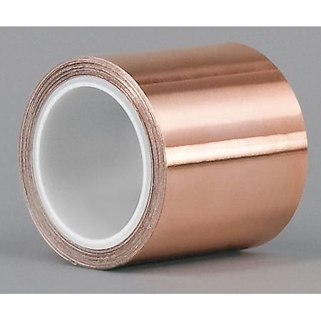 Copper Foil Inductor - 3M 1194 1/4 In. x 6 Yd. Shielding Foil Tape, Copper