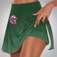 thumbnail image 5 of Faldas de Verano para las Mujeres Impresión Hoja Plisado Tenis Atlético Elástico Pantalones Cortos, Falso Dos Piezas Pantalones Falda para Diario, 5 of 5