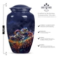 thumbnail image 2 of Yatskia Football Urn for Ashes Adult Male, Funeral Keepsake Urns for Human Ashes Adult Man, Decorative Urns for Human Ash, (Combo 10 Inch and 3 Inch), 2 of 8