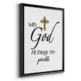 thumbnail image 2 of All Things Possible Gold Premium Classic Framed Print - Ready to Hang, 2 of 9