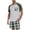 Army Green, variant on Mens Pajama Sets Plaid Soft Short Sleeve Top and Shorts With Pockets 2 Piece Summer Pjs