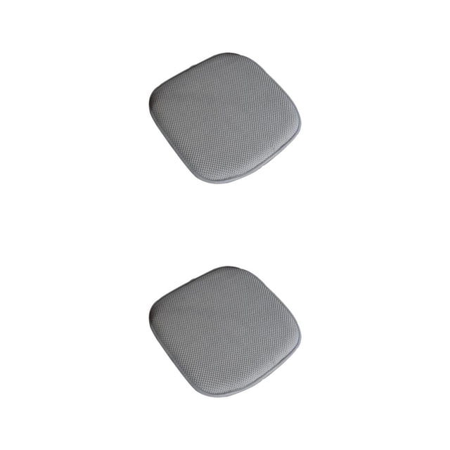 Bearachild Cojines de silla de poliéster con algodón viscoelástico para una experiencia de sentado mejorada Cojín de asiento de apoyo LightGray-B 40*40cm 2piezas
