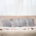 thumbnail image 3 of Ambesonne Grunge Throw Pillow Cover 4 Pack, Egyptian Modern Pyramid, 24", Multicolor, 3 of 6