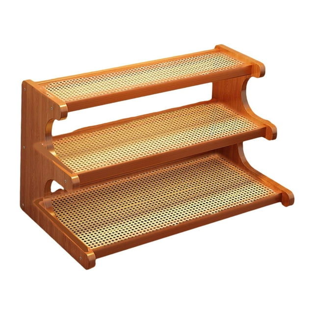 Estante de almacenamiento de tazas de café estante decorativo de decoración del hogar para encimera para la mesa de comedor de la mesa del gabinete de 3 niveles 50 cm