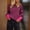 Hot Pink, variant on Womens Sweaters Crew Neck Long Sleeve Striped Soft Pullover Knit Relaxed Fit Casual Sweater