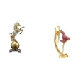 thumbnail image 1 of Figura De Resina Moderna De Caballo Y Bailarina, Escultura Coleccionable Para Centro De Mesa, Estante, Sala De Estar, Oficina, Dormitorio, Escritorio, Decoración., 1 of 8