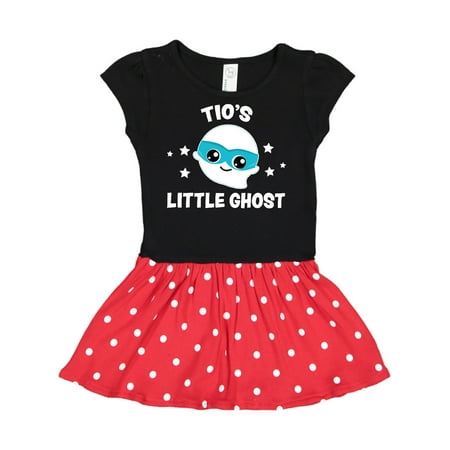 

Inktastic Cute Tio s Little Ghost with Stars Gift Toddler Girl Dress