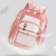 thumbnail image 5 of Xihbxyly Mochila Transparente, Material de Pvc Duradero, Diseño Aprobado para Estadios, Correas de Hombro Ajustables, Ligera y Fácil de Limpiar, Bolsa de Playa, Accesorio de Viaje, Tamaño 12 X 28 X 3, 5 of 7