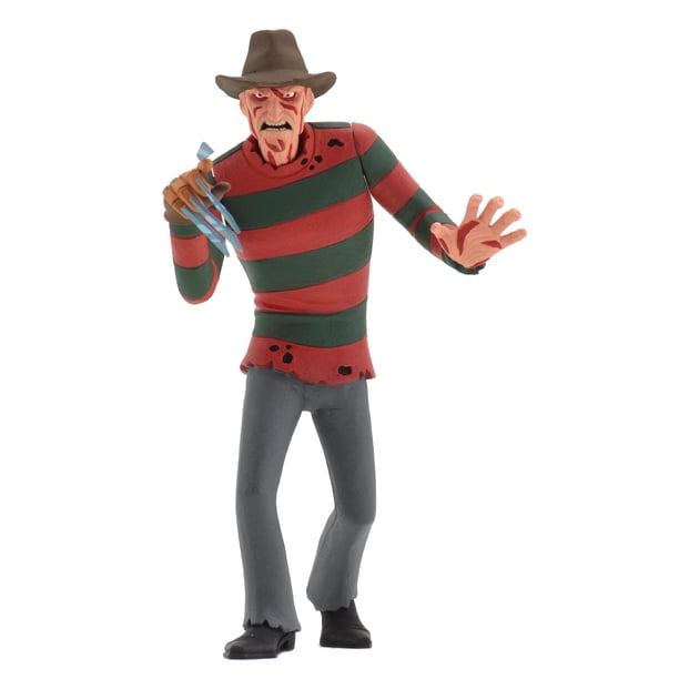 NECA Toony Terrors - Nightmare on Elm St - Figura de acción a escala de 6 pulgadas, Freddy Krueger estilizado
