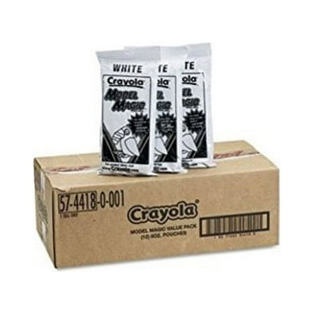 Crayola White Model Magic Modeling Compound in 8 oz. packs, 6 lbs.