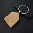 thumbnail image 3 of 10 Pieces Blank Key Chain Removable Accessory Portable Keychain Purse Wallet Keyring Removable Portable Pendant Handicraft Crafting Supply Semi-oval, 3 of 9