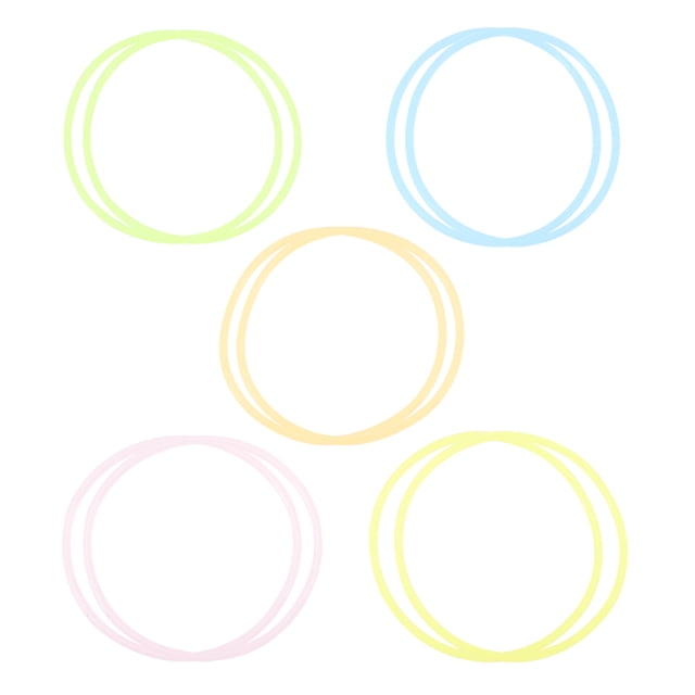 10 Pcs Gommeux Bracelets de Gelée de Silicone Doux Bracelets en Caoutchouc Extrêmement Extensible