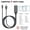 8-pin to av, variant on KAIXUDA USA High-Speed USB 3.1 Type-C Male to USB-A Female Adapter Cable for Data Transfer, Video, and Fast Charging (0.2m/1m, Black)