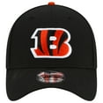 thumbnail image 2 of Men's New Era Black Cincinnati Bengals Classic 39THIRTY Flex Hat, 2 of 6