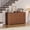 Brown, variant on 55 Inch Modern Sideboard, Patterned Door Buffet Cabinet with Gold Handles, 4 Doors & Adjustable Shelves, Multi-use Storage Credenza for Coffee Bar, Kitchen and Living Room
