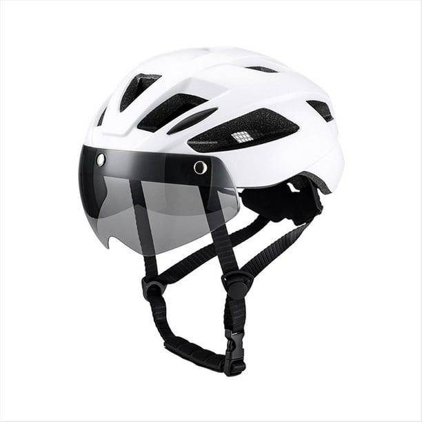 Casco de Bicicleta para Adultos, Microshell Ligero, Hombres y Mujeres, Ajuste de Ajuste Sugerido con Ajuste de Parabrisas 57-62 cm para Ciclismo