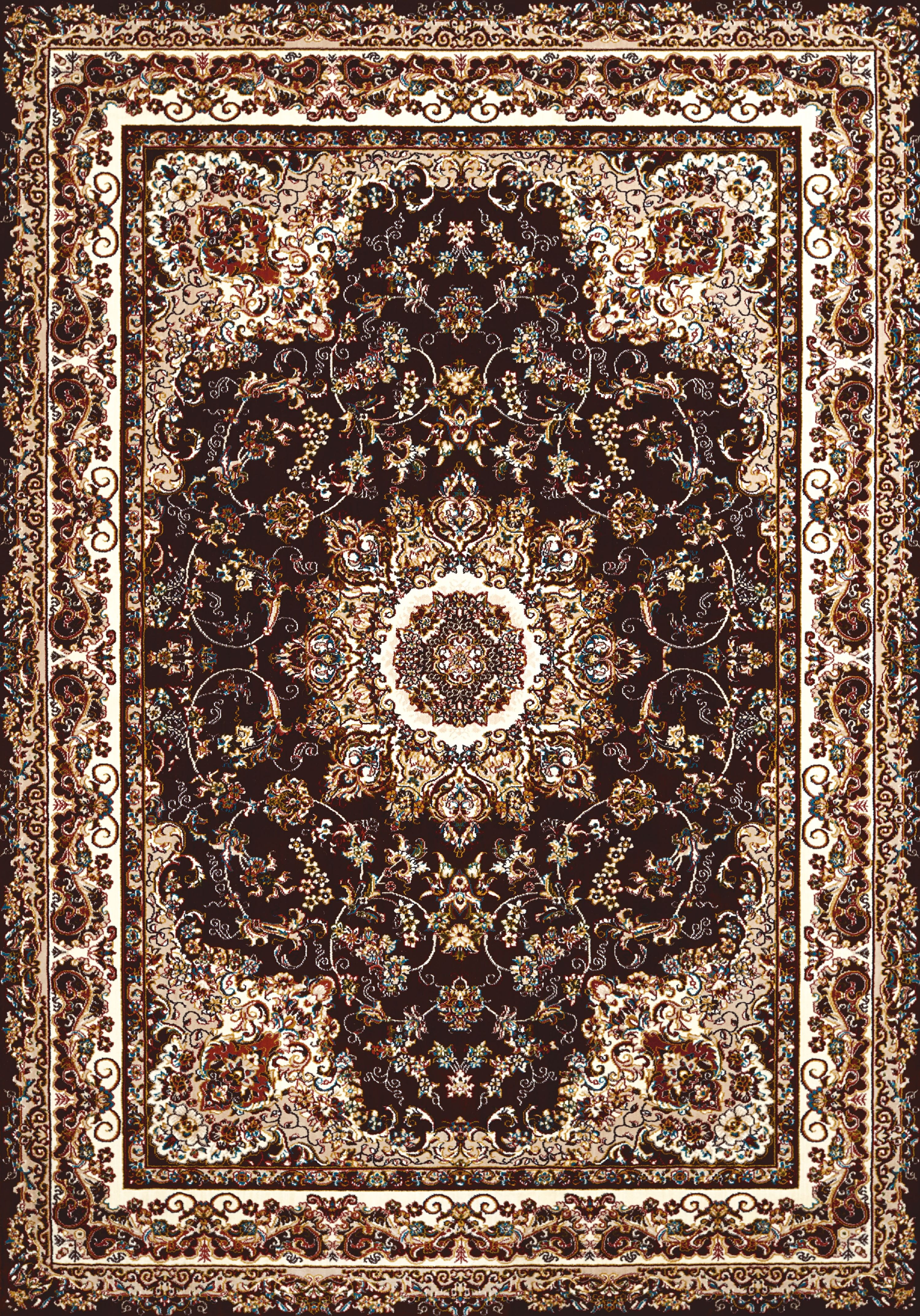 United Weavers Antiquities Saraband Dark Brown Runner Rug 2'3"X7'2