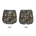 thumbnail image 3 of Balery Teeth Pantalones cortos deportivos para mujer con forro y dos bolsillos, elásticos, para entrenamiento, gimnasio, yoga-XX-Large, 3 of 7