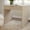 Light Natural Frame/Brushed Gold Hardware, variant on Martha Stewart Home Office Modular Single-Drawer Desk in Black with Oil Rubbed Bronze Hardware