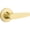 Polished Brass, variant on Safe Lock - Winston Lever, Entry Door with Lock and Key, Polished Brass Finish