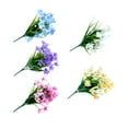 thumbnail image 4 of Advancent Ramo de flores artificiales de múltiples cabezas, decoración del hogar, fiesta resistente, jardín, sala de estar, dormitorio, vacaciones Decoración Rosa Advancent HA084094-03, 4 of 6