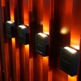 thumbnail image 4 of Luces solares de jardín para exteriores, luz LED cálida impermeable, arriba y abajo, lámpara de pared luminosa para el hogar, balcón, patio, decoración de la calle, 4 of 4