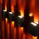thumbnail image 4 of Luces solares de jardín para exteriores, luz LED cálida impermeable, arriba y abajo, lámpara de pared luminosa para el hogar, balcón, patio, decoración de la calle, 4 of 4