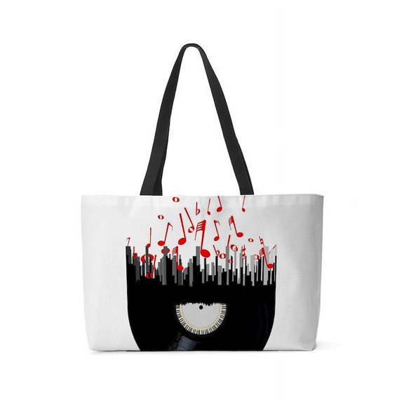 CafePress - City Music - Large Weekender Tote