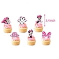 thumbnail image 3 of Minnie Theme Kids Girl Birthday Party Balloons Banner Cake Topper Decors Set_Perfect Gift, 3 of 5