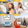 thumbnail image 3 of Wedding Fan, Hand Fan, 12 Pcs White Wedding Paper Fan, Decorative Fan, Wedding, 3 of 5