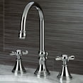 thumbnail image 2 of Kingston Brass KS2981BEX Essex Widespread Bathroom Faucet with Brass Pop-Up, Polished Chrome, 2 of 5