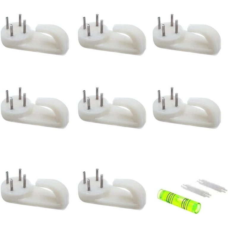 Concrete Wall Hooks，25pcs Invisible Nail Hangers, No Damage Wall