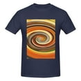 thumbnail image 4 of Bingfone Colorful Swirl Men'S Loose Fit Short-Sleeve Pocket T-Shirt, 4 of 7