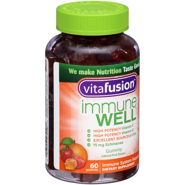 Vitafusion™ immune Well™ Dietary Supplement Gummies 60 ct Bottle