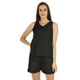 thumbnail image 1 of Bimba Sexy Schiffli Nightwear Set For Womens 2 Pcs Summer V-Neck Sleeveless Loungewear, 1 of 7