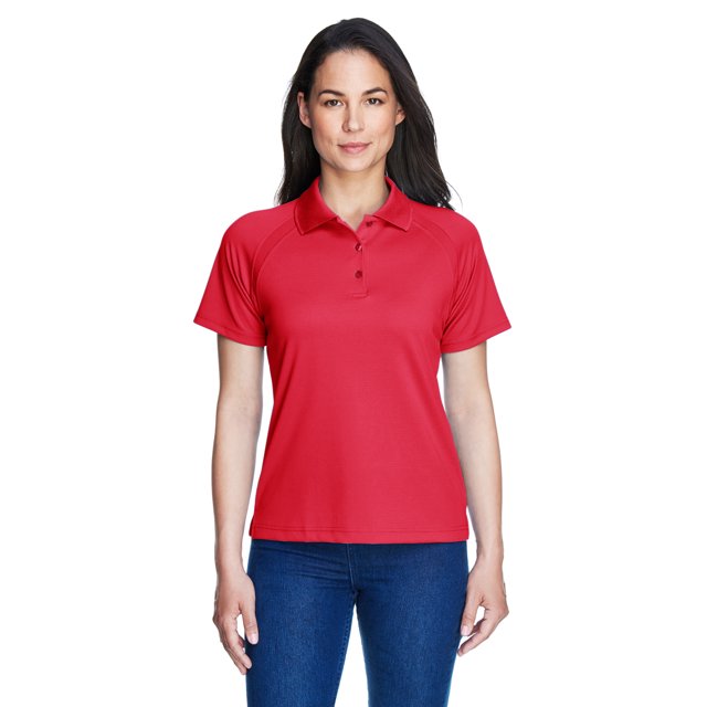 Polo texturizado otomano Eperformance™ para mujer Extremo ROJO CLÁSICO M 75056