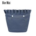 thumbnail image 1 of Tanqu new Frill Pleat Soild Fabric Waterproof Inner Lining Insert Zipper Pocket for Classic Mini Obag Inner Pocket for O Bag, 1 of 5