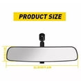 thumbnail image 6 of YIUIY Universal Inner Inside Interior 10 Inch Rearview Rear View Mirror + Adhesive Kit, 6 of 9