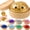 Gold, variant on Dumpling Squishies,Glitter Dumpling Squishies Mystery Box,Squishy Dumpling Stress Balls Fidget Sensory Toy,Basket Stuffers Party Favors(Purple)