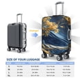 thumbnail image 4 of Kdxio Golden Fantasy Landscape Pattern Luggage Cover for Travel,Elastic and Durable,Fits 18-32 Inch,Anti-Scratch Suitcase Protector-No luggage included, 4 of 5