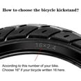 thumbnail image 4 of Bike Kickstand Adjustable for 16 18 20 inches Cyfie Bicycle Center Mount Kickstands Black 12.2 in, 4 of 10
