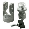 thumbnail image 4 of 2 Pcs Trépied en Alliage d'Aluminium Tige Rotative Adaptateur Universel Support de Réglage Double Pente, 4 of 9