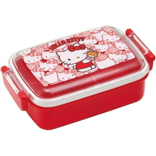  Hello Kitty Bento Lunch Box (15oz) - Cute Lunch Carrier with  Secure 2-Point Locking Lid - Authentic Japanese Design - Durable, Microwave  and Dishwasher Safe - Sweet: Home & Kitchen