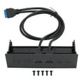 thumbnail image 2 of Panel Delantero USB Cubo, 5.25 Pulgadas ABS FÁCLE DE CONECTAR EL CUBO DEL PANEL DE LA COMPUTADORA TXD167 Para La Caja de la Computeradora, 2 of 7