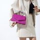thumbnail image 3 of Bolso de hombro con patrón de cocodrilo para mujer, bolso para llevar a mano, bolso para citas diarias (rojo), 3 of 6