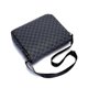 thumbnail image 1 of Bolso de hombro casual a cuadros para hombre, bolso mensajero deportivo de cuero, 1 of 4