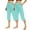 Mint Green, variant on ShomPort 2 Piece Yoga Pants for Women Baggy Elastic Waist Capris Workout Lounge Gym Capri Pants with Pockets