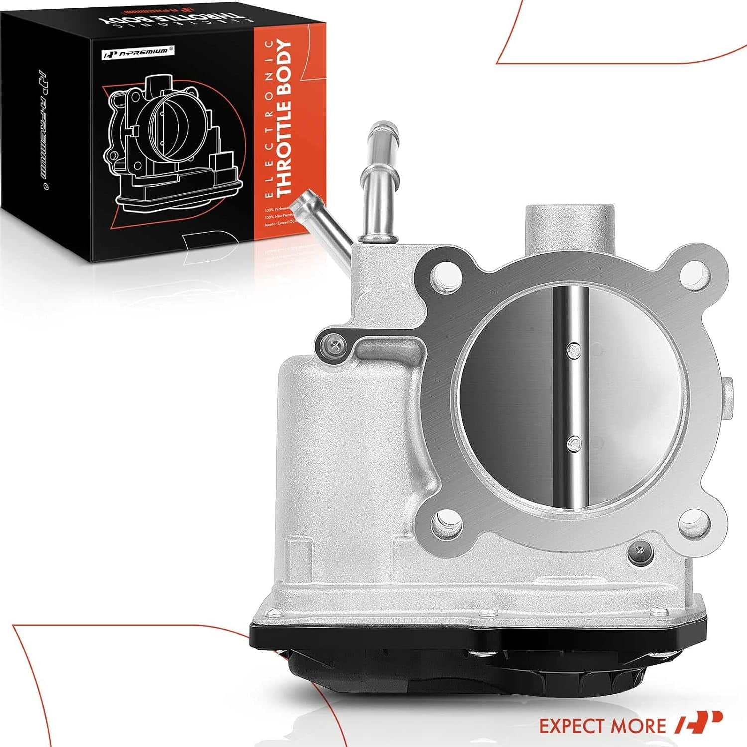 A-Premium Fuel Injection Throttle Body Compatible with Hyundai Elantra 2011-2018 Tucson Kia Soul 2012-2018 Forte Forte5 1.8L 2.0L with TPS Sensor