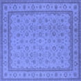 thumbnail image 1 of Ahgly Company Indoor Square Oriental Blue Traditional Area Rugs, 8' Square, 1 of 4
