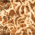 thumbnail image 1 of Ahgly Company Indoor Square Abstract Orange Modern Area Rugs, 5' Square, 1 of 4